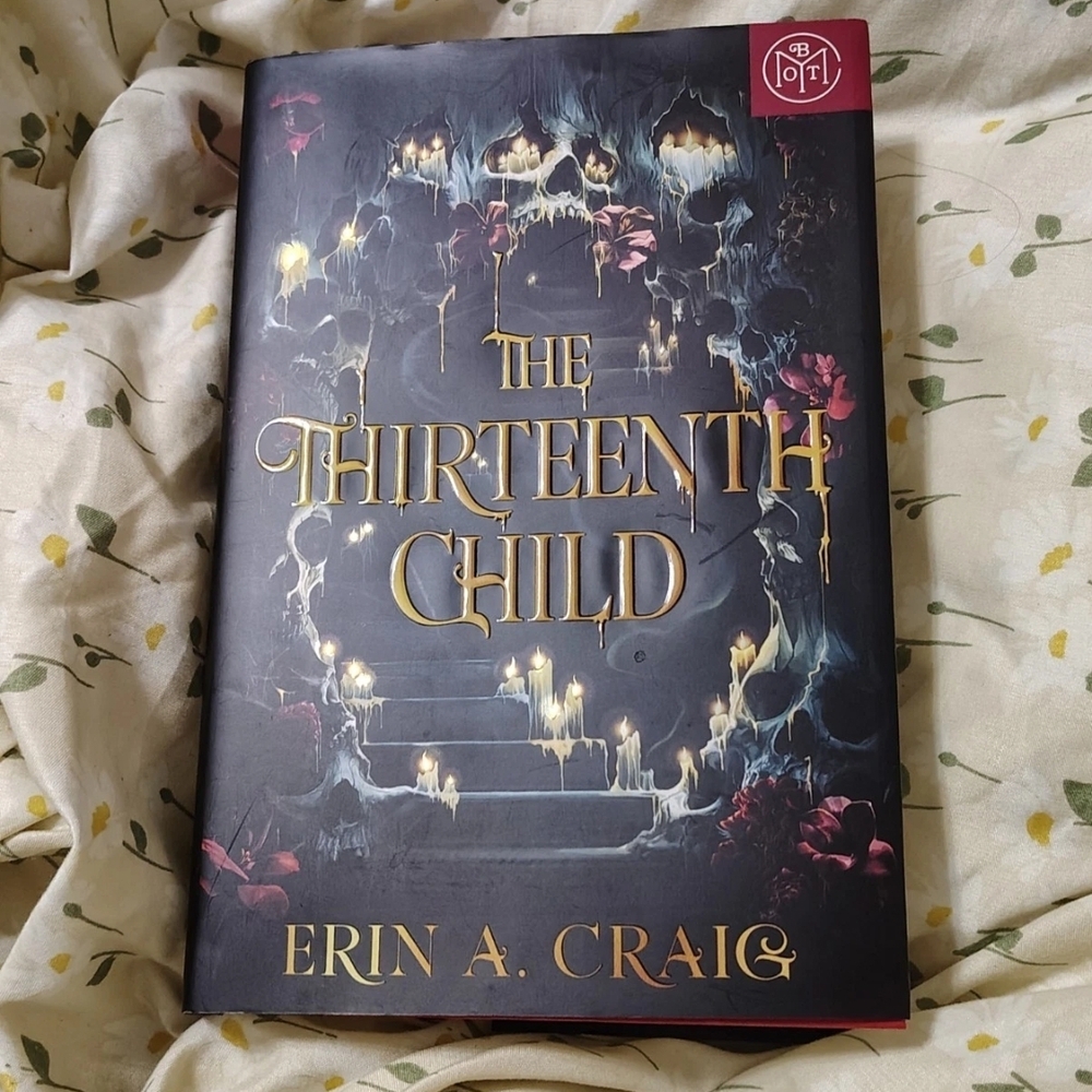 The Thirteenth Child Hardcover Book With Christmas Stickers And Book Mark